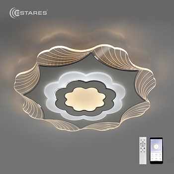 Управляемый светодиодный светильник FIGURE DOUBLE 54W R-APP-500X50-WHITE/CLEAR-220-IP20