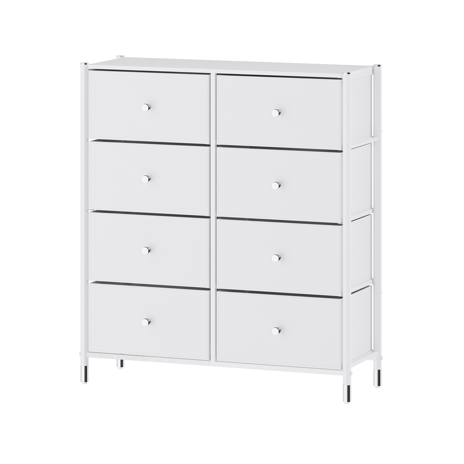 COMMOD classic 4F-8D-WHITE SILVER-89x30x99 комод семейный