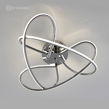 Светодиодная люстра LIANA MONO 70W R-460х190-CHROME/WHITE-220-IP20/4000K