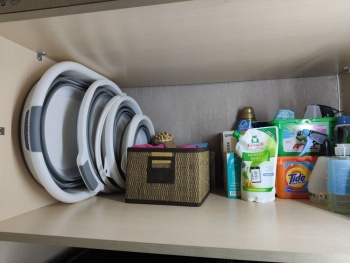 Ведро силиконовое складное ES-BC-portable-10l-32x35x24 5-white gray