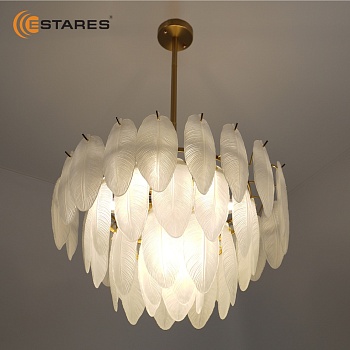 Люстра LAVATERA Е14х8 R-500x845-BRONZE/WHITE-220-IP20