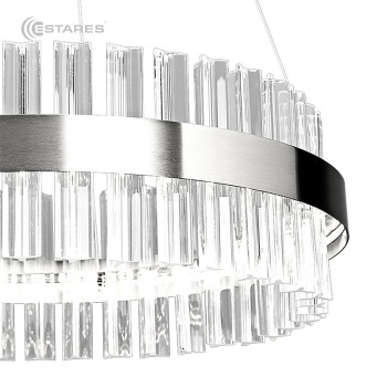 Управляемая светодиодная люстра SOFIA 100W R-APP-500x1000-CHROME CLEAR-220-IP20