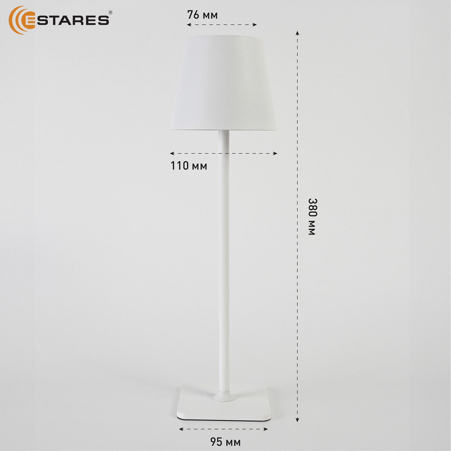 Настольная светодиодная лампа BRIZ 4W V-WHITE WHITE-SENSOR-USB-DC5V 2A-IP44