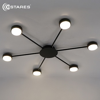 Люстра KATE 6xGX53 R-800x40-BLACK-220-IP20