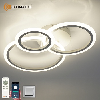 Управляемая светодиодная люстра TRIO 70W 3R APP-510x380x107-WHITE/WHITE-220-IP20