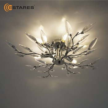 Люстра VIOLA 6xE14-600х150-CHROME/CRYSTAL-220-IP20