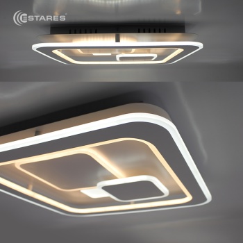 Управляемый светодиодный светильник LITECO 105W LCRC-CUBO-480x480x63-DIM-white white-220-IP20