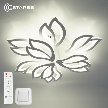 Управляемая светодиодная люстра MEDEA 120W 9F-RC-645x135-WHITE/WHITE-220-IP20
