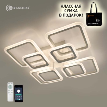 Управляемый светодиодный светильник TETRA 160W 8S-APP-595/595/120-WHITE/WHITE-220-IP20 