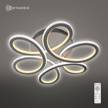 Управляемый светодиодный светильник VOLNA SLIM DOUBLE 85W 3R-500/150-WHITE/OPAL-220-IP20/2020