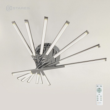 Управляемый светодиодный светильник LINIA 84W R-630/520-CHROME/WHITE-220-IP20