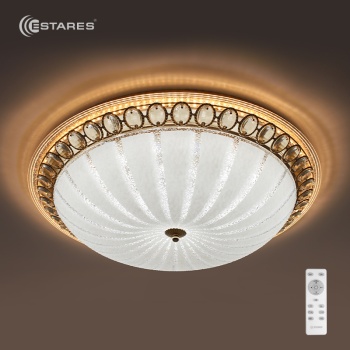 Управляемый светодиодный светильник  CASABLANCA  GOLD 100W R-600-WHITE-220-IP20