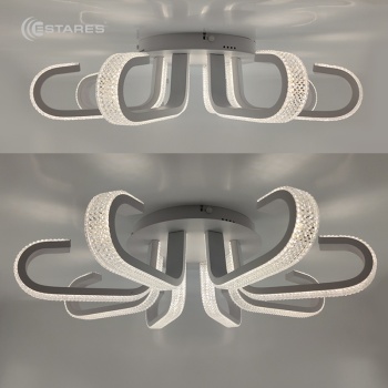 Управляемый светодиодный светильник MEDUSA akrilika 160W R-800-WHITE CLEAR-220-IP20