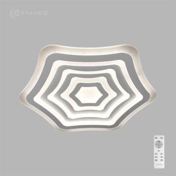 Управляемый светодиодный светильник FLEXION DOUBLE 80W R-500-WHITE WHITE-220-IP44