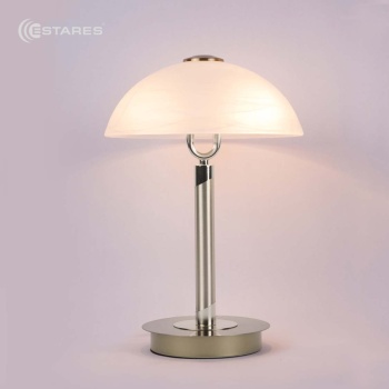 Настольная лампа CLASSIC ALB 2xE14 R-255x370-NICKEL-220-IP20