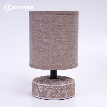 Настольная лампа TELA 1xE14 R-120x200-BEIGE/BLACK-220-IP20