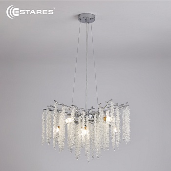 Люстра ROXANA 65 E14х8 R-600x1200-CHROME/CRYSTAL-220-IP20