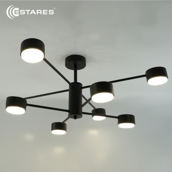 Люстра GUSTA 8xGX53 R-780x300-BLACK-IP20