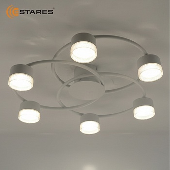 Люстра DORA 6xGX53-600x150-WHITE/CLEAR-220-IP20