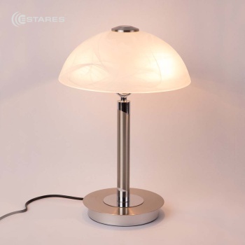 Настольная лампа CLASSIC ALB 2xE14 R-255x370-NICKEL-220-IP20