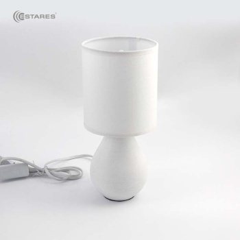 Настольная лампа BETA 1xE14 R-100x120x275-WHITE/WHITE-220-IP20