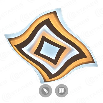 Управляемый светодиодный светильник Geometria Quarto 120w q-940-white-220-ip44