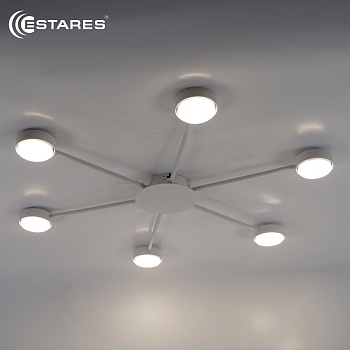 Люстра KATE 6xGX53 R-800x40-WHITE-220-IP20