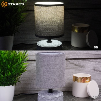 Настольная лампа DELTA 1xE14 R-120x200-GRAY BLACK-220-IP20