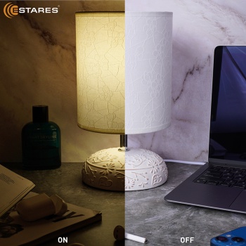 Настольная лампа GAMMA 1xE14 R-150x150x265-WHITE-220-IP20