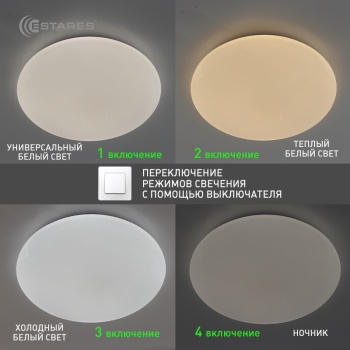 Управляемый светодиодный светильник SATURN 70W R-500х74-WHITE SHINY-220-IP20